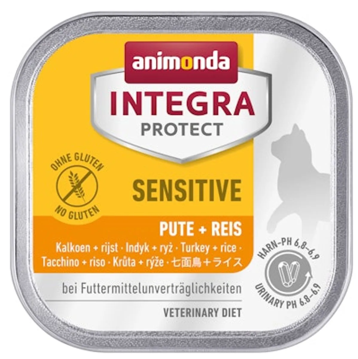 Animonda Integra Protect Cat Sensitive Kalkoen & Rijst 16x100g