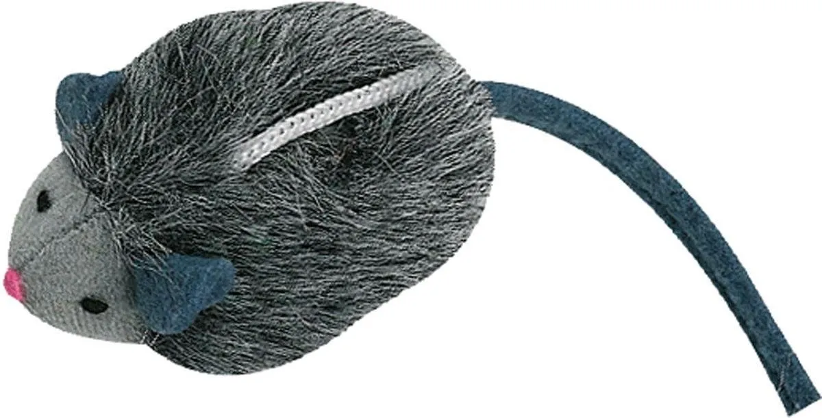 Flamingo Pluche Muis met Geluid
