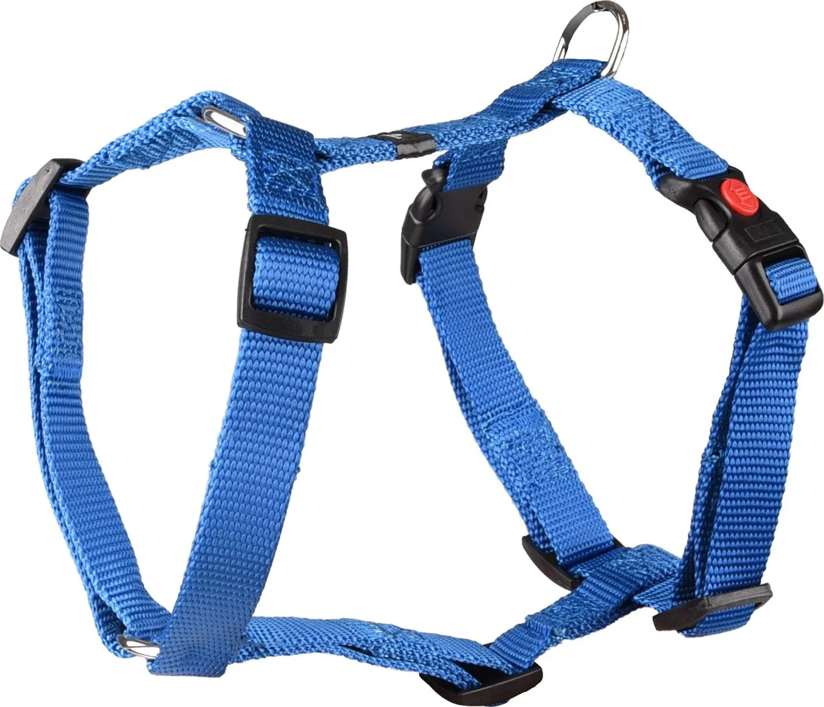Flamingo Ziggi H-harnas Blauw S 35-50cm