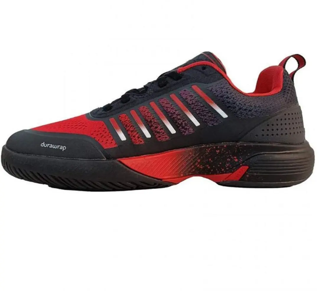 K-Swiss Ultra Court Heren Padelschoen - Rood/Zwart/Wit - afbeelding 2 van 6