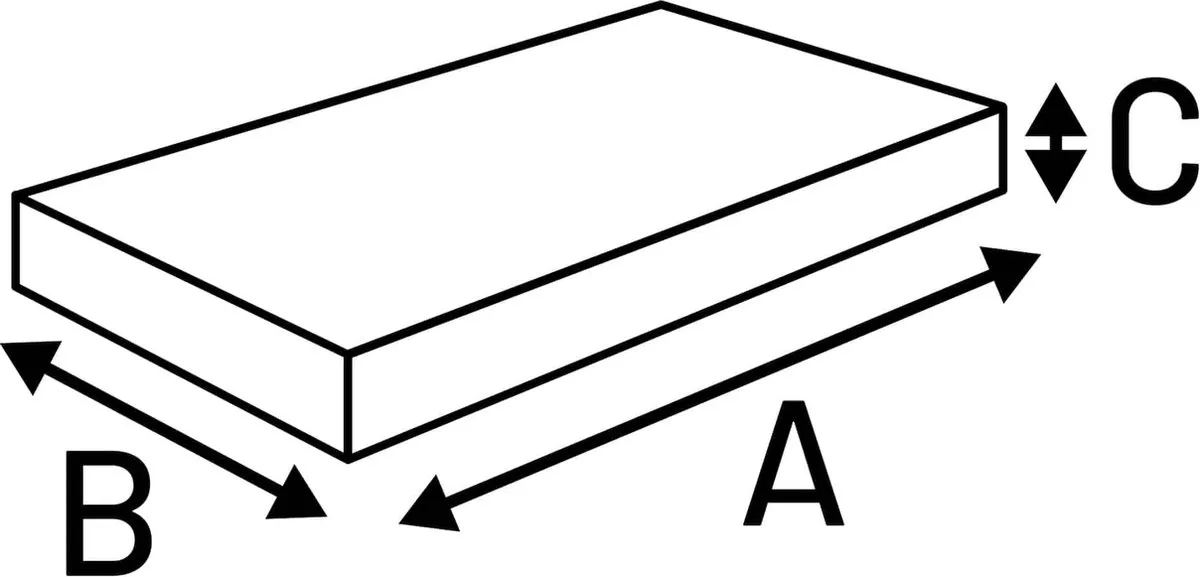 Kussen Esmo Rechthoekig Grijs 100x70x12cm