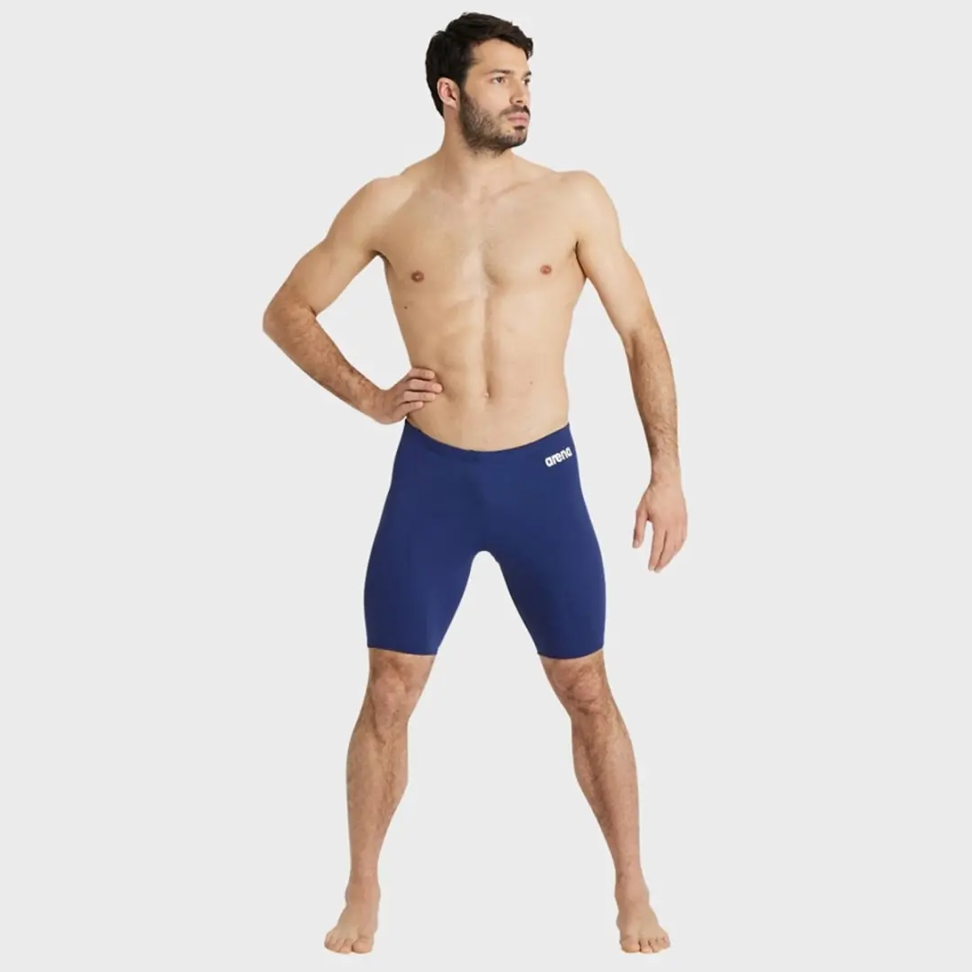 Arena Team Solid Jammer - Navy-Wit - afbeelding 2 van 6