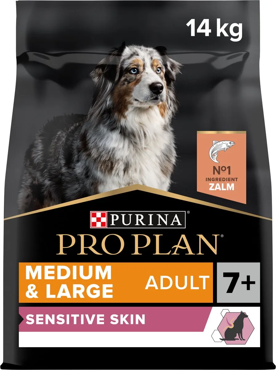 Pro Plan Sensitive Skin Senior Hondenvoer Zalm 14kg