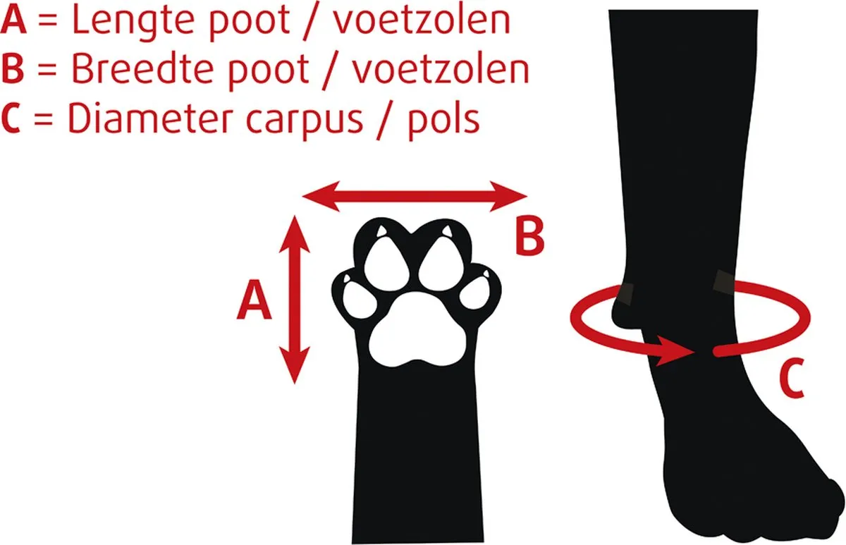 Beeztees Beschermingsschoen Hond XXL - 2 Stuks
