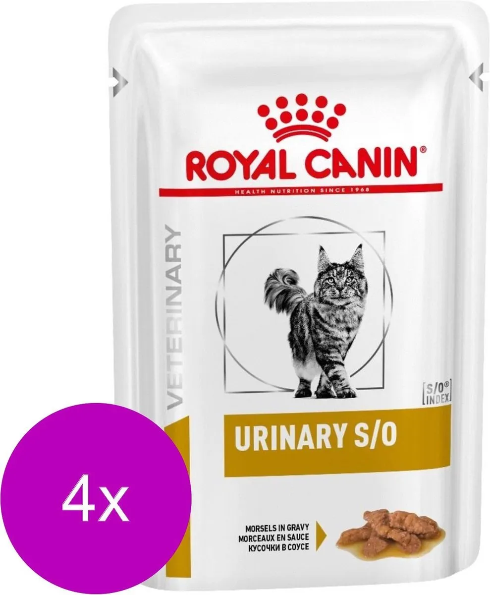 Royal Canin Veterinary Diet Urinary S/O Morsels Gravy Kattenvoer - 48 Stuks