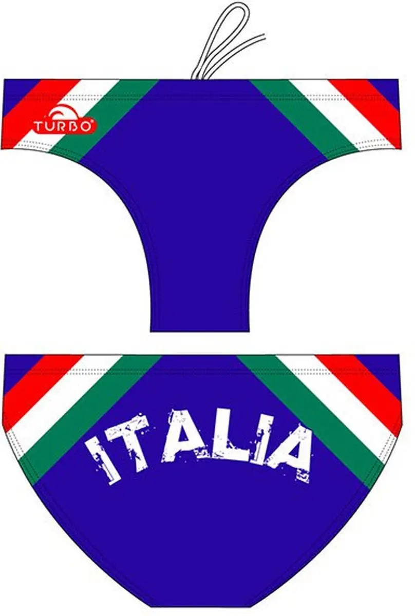 Turbo Italy Zwemslip Blauw S Man
