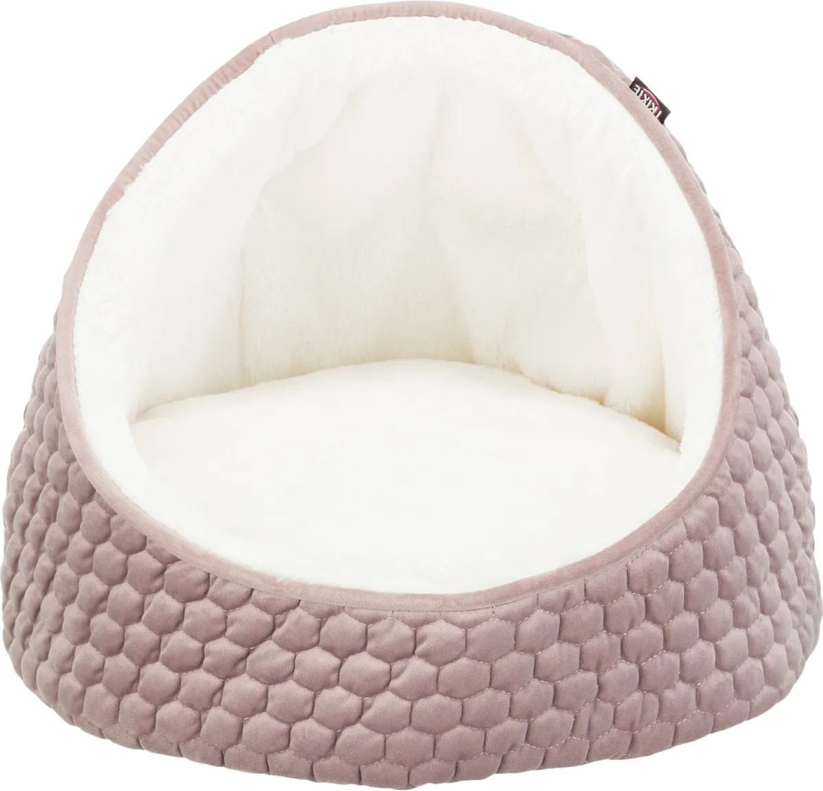 Trixie Kattenmand Iglo Livia - Roze/Creme - Ø45cm - afbeelding 6 van 6