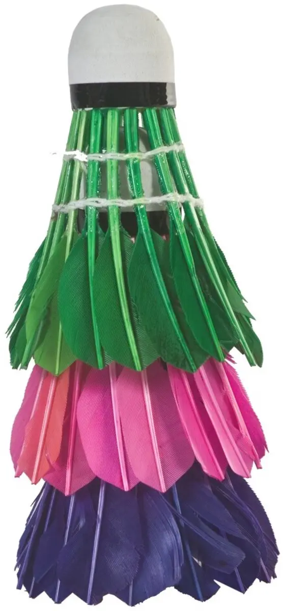 SportX Veren Shuttles 3 Stuks - Paars/Roze/Groen - afbeelding 3 van 6