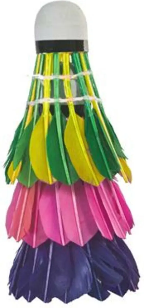 SportX Veren Shuttles 3 Stuks - Paars/Roze/Groen - afbeelding 4 van 6