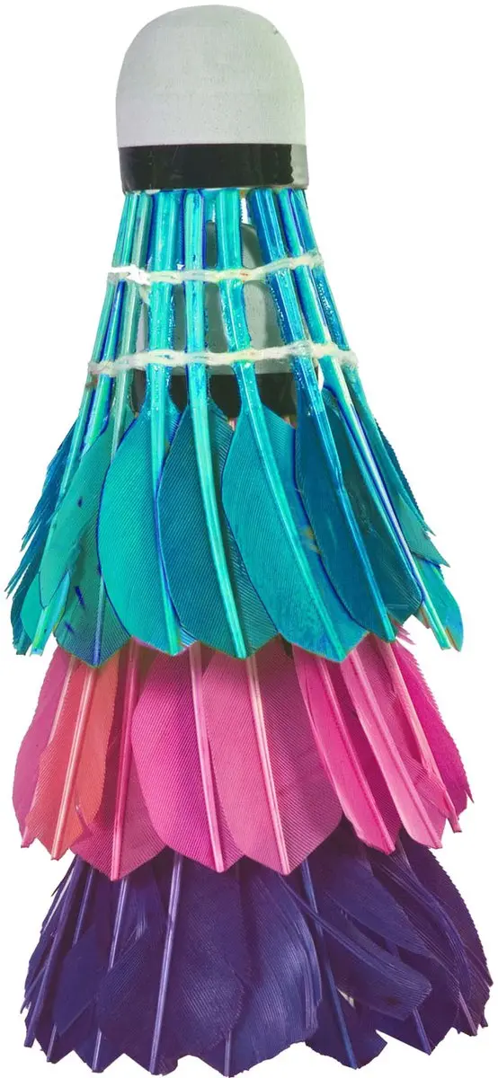 SportX Veren Shuttles 3 Stuks - Paars/Roze/Groen - afbeelding 2 van 6