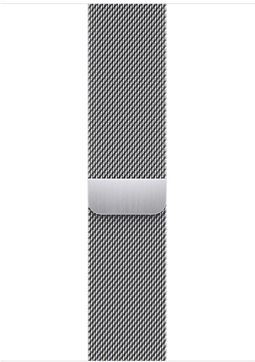 Apple Watch Milanese Loop - 45mm - Zilver