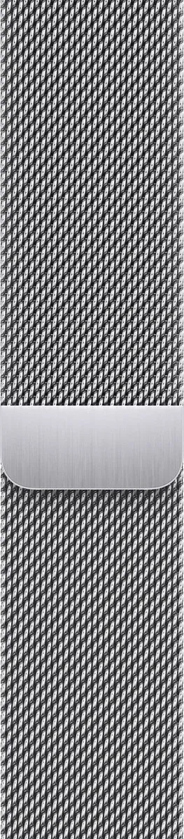 Apple Watch Milanese Loop - 45mm - Zilver