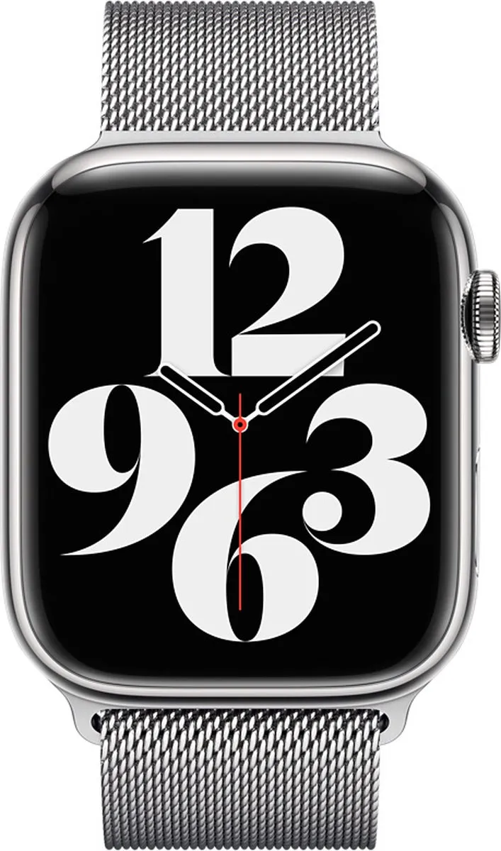 Apple Watch Milanese Loop - 45mm - Zilver