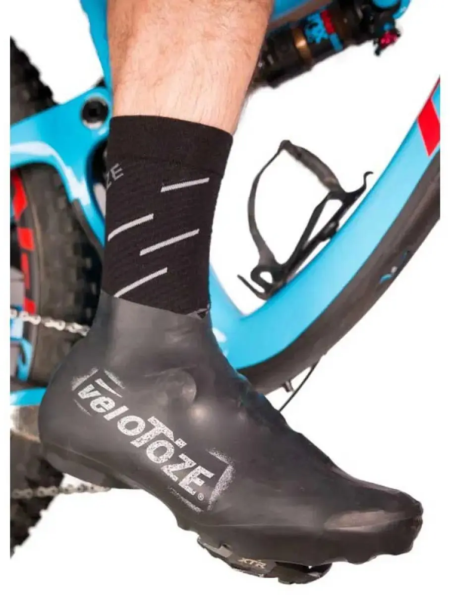 Velotoze Short Shoe Cover - Gravel/MTB - Zwart - M - afbeelding 3 van 6
