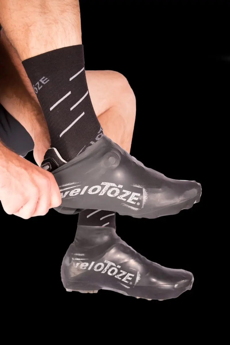 Velotoze Short Shoe Cover - Gravel/MTB - Zwart - M - afbeelding 6 van 6