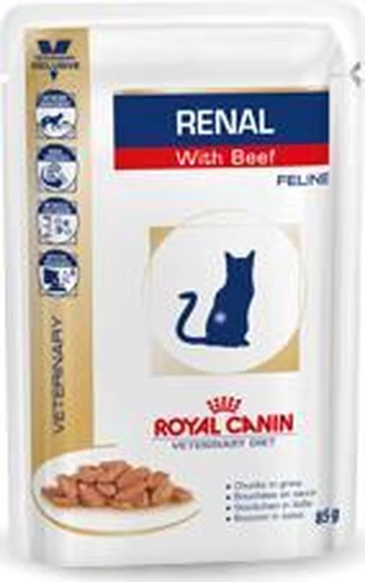 Royal Canin Renal Rundvlees Kattenvoer