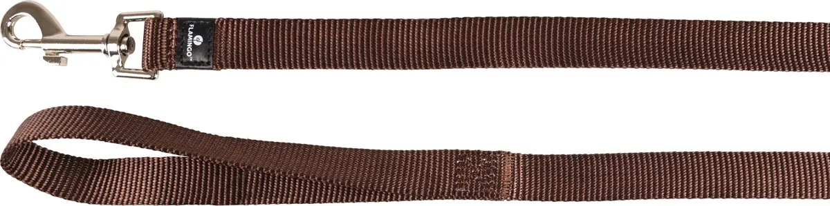 Flamingo Ziggi Looplijn Bruin 1,3m 20mm