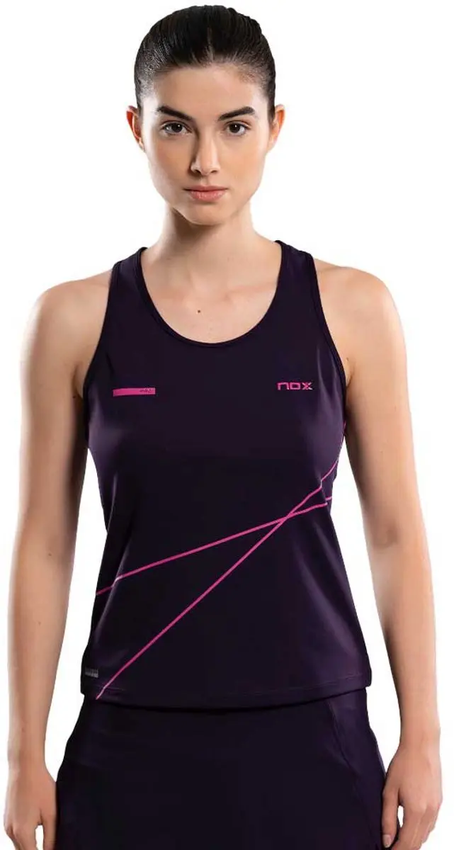 Nox Pro Mouwloos T-shirt Paars S Vrouw