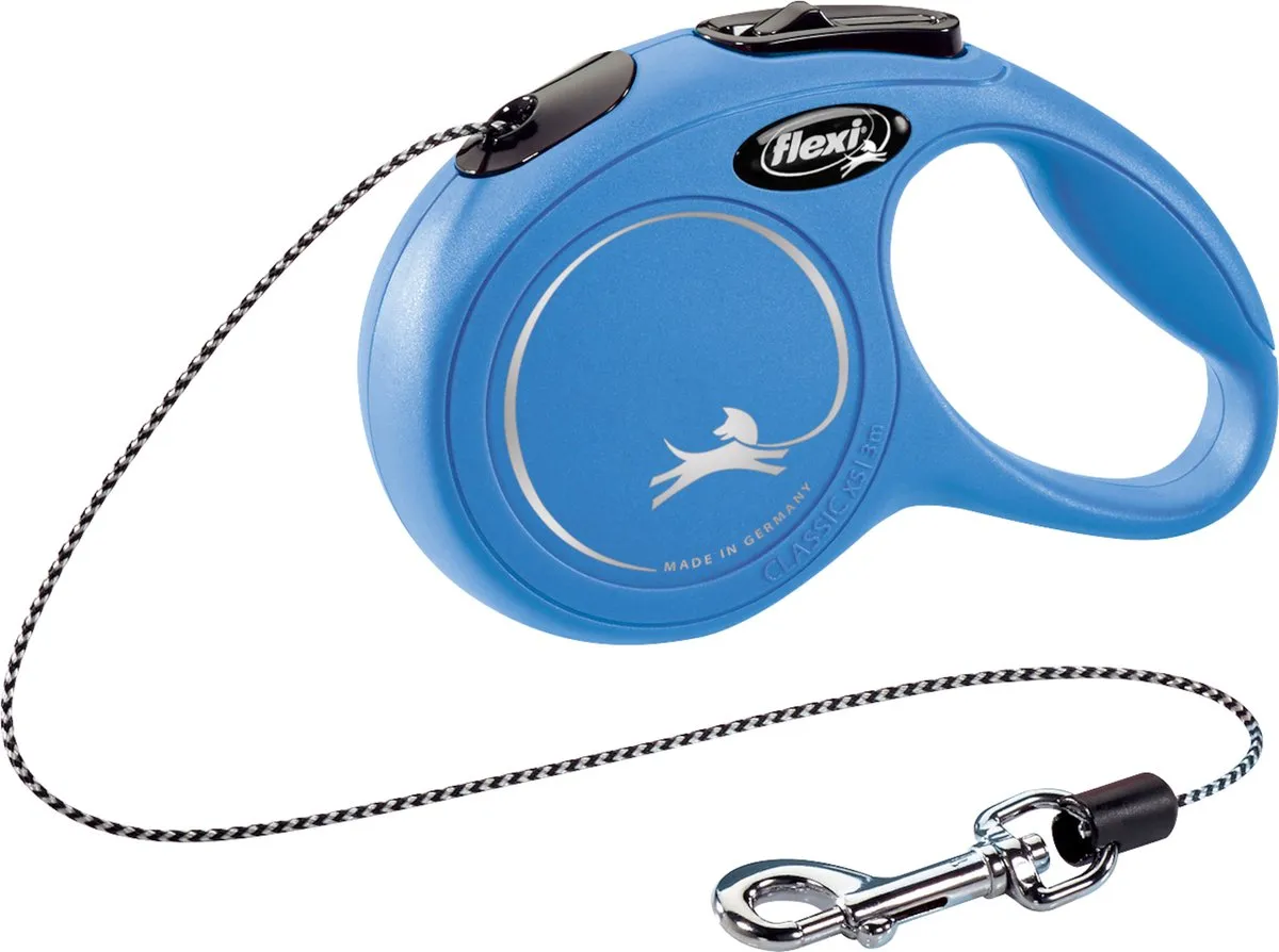 Flexi Zalman NEW CLASSIC Blauwe Hondenriem XS