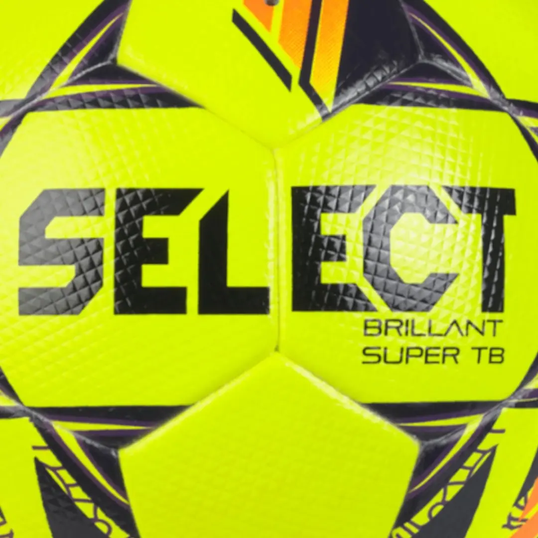 Select Brillant Super TB Voetbal - Maat 5 - Geel - afbeelding 3 van 3