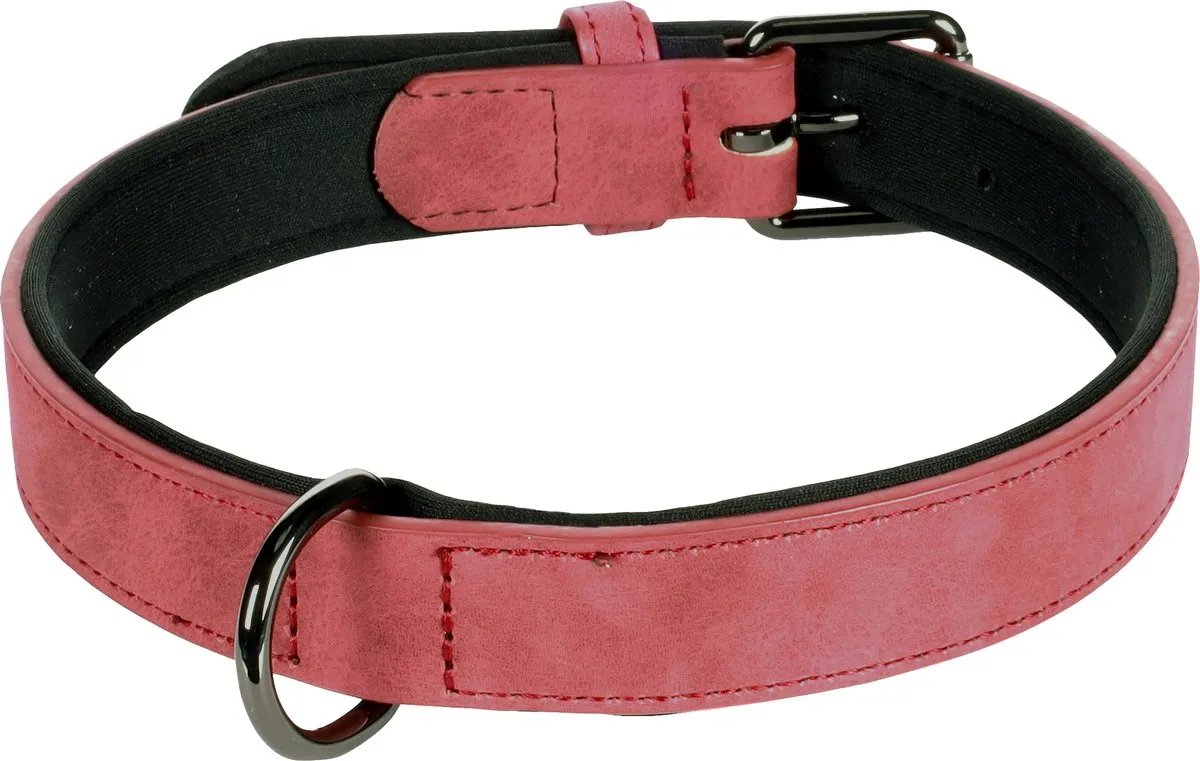 Flamingo Delu Halsband Honden - Rood L 42-52cm