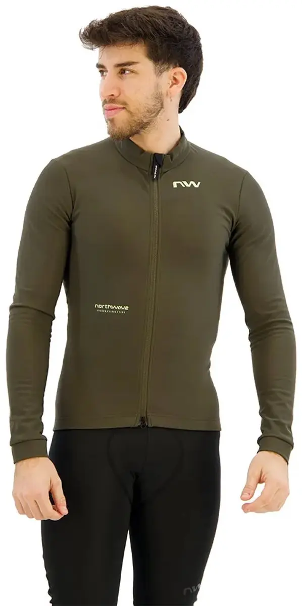 Northwave Extreme Thermal Fietstrui Lange Mouw - Groen - afbeelding 6 van 6