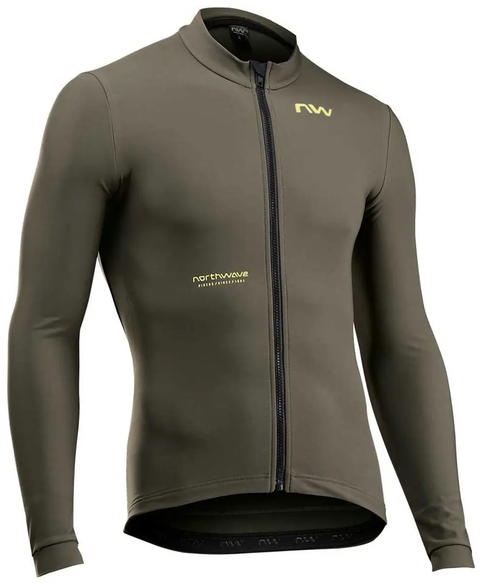 Northwave Extreme Thermal Fietstrui Lange Mouw - Groen - afbeelding 4 van 6
