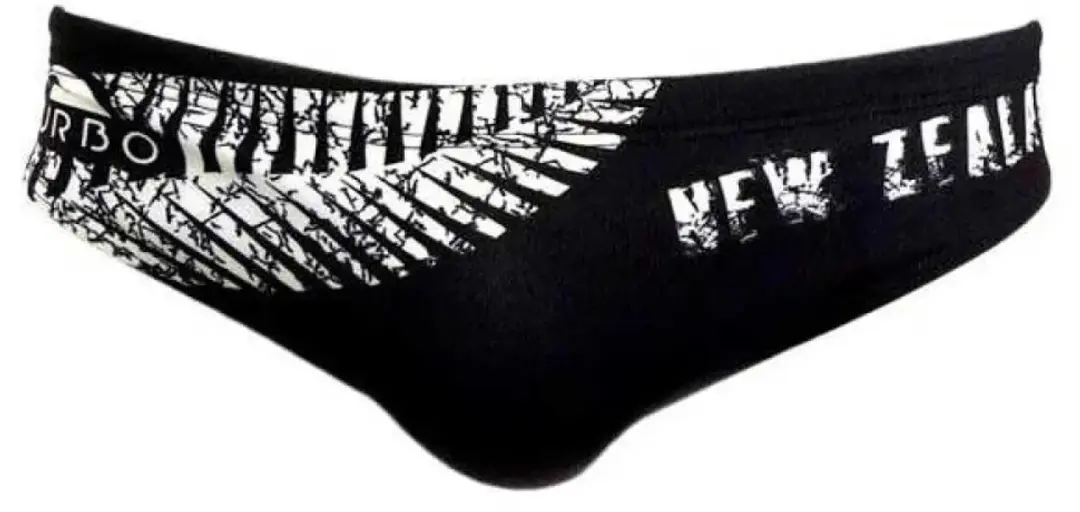 Turbo New Zealand Zwemslip Zwart 5XL Man