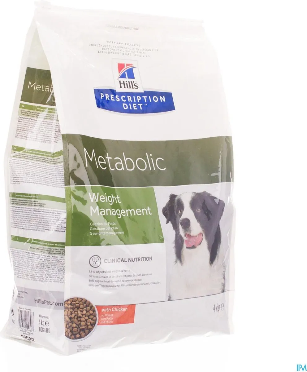 Hill's Canine Metabolic Hondenvoer - 4 kg