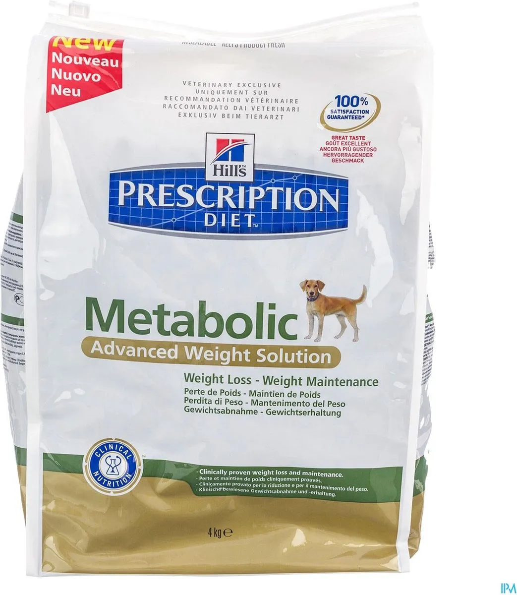 Hill's Canine Metabolic Hondenvoer - 4 kg