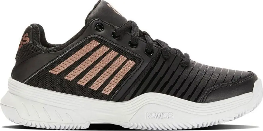 K-Swiss Court Express HB Tennisschoenen - Zwart/Wit/Goud - afbeelding 2 van 6