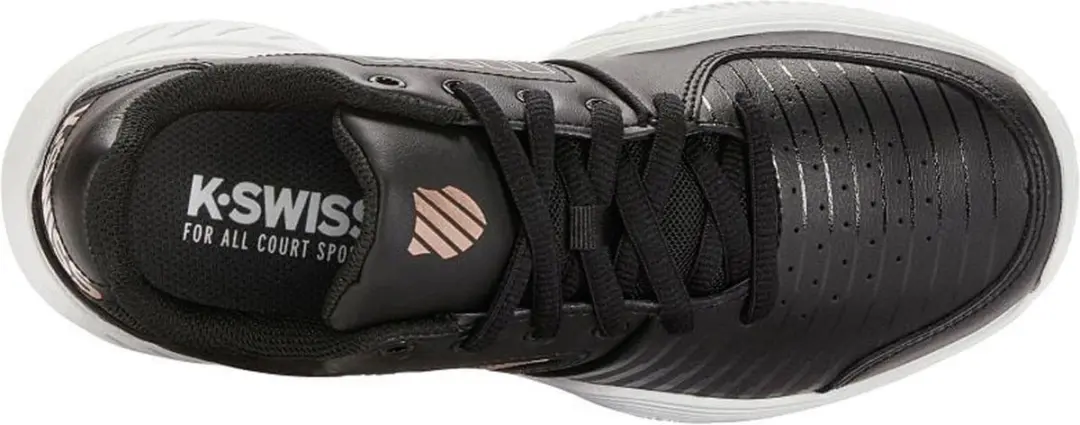 K-Swiss Court Express HB Tennisschoenen - Zwart/Wit/Goud - afbeelding 6 van 6