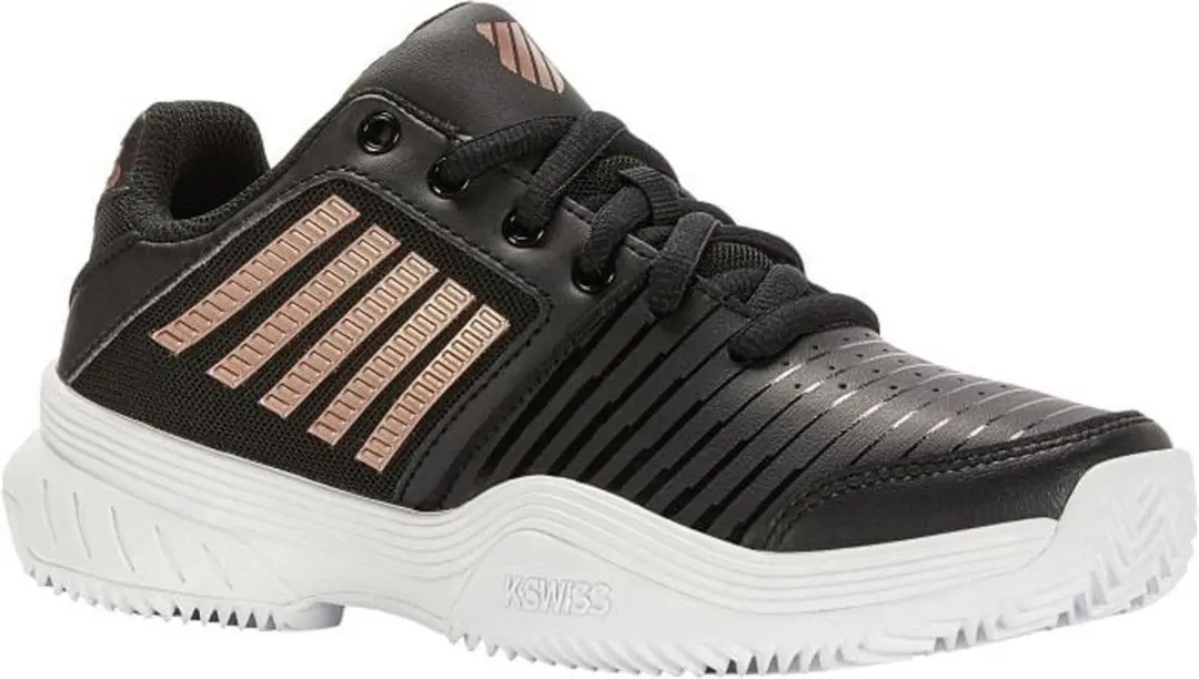 K-Swiss Court Express HB Tennisschoenen - Zwart/Wit/Goud - afbeelding 4 van 6