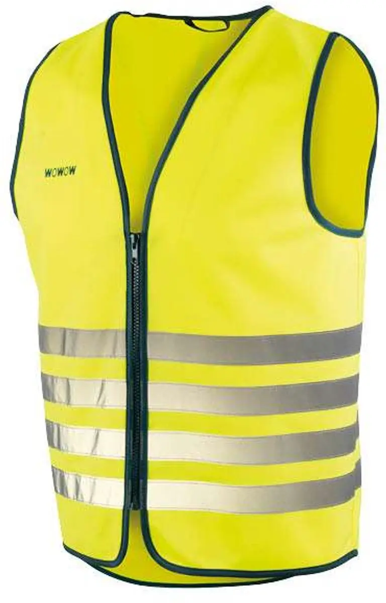 WOWOW BIG FUN JACKET - Fietsjas Fluo met rits - Veiligheidsjas CE EN 17353- XXL - afbeelding 3 van 3