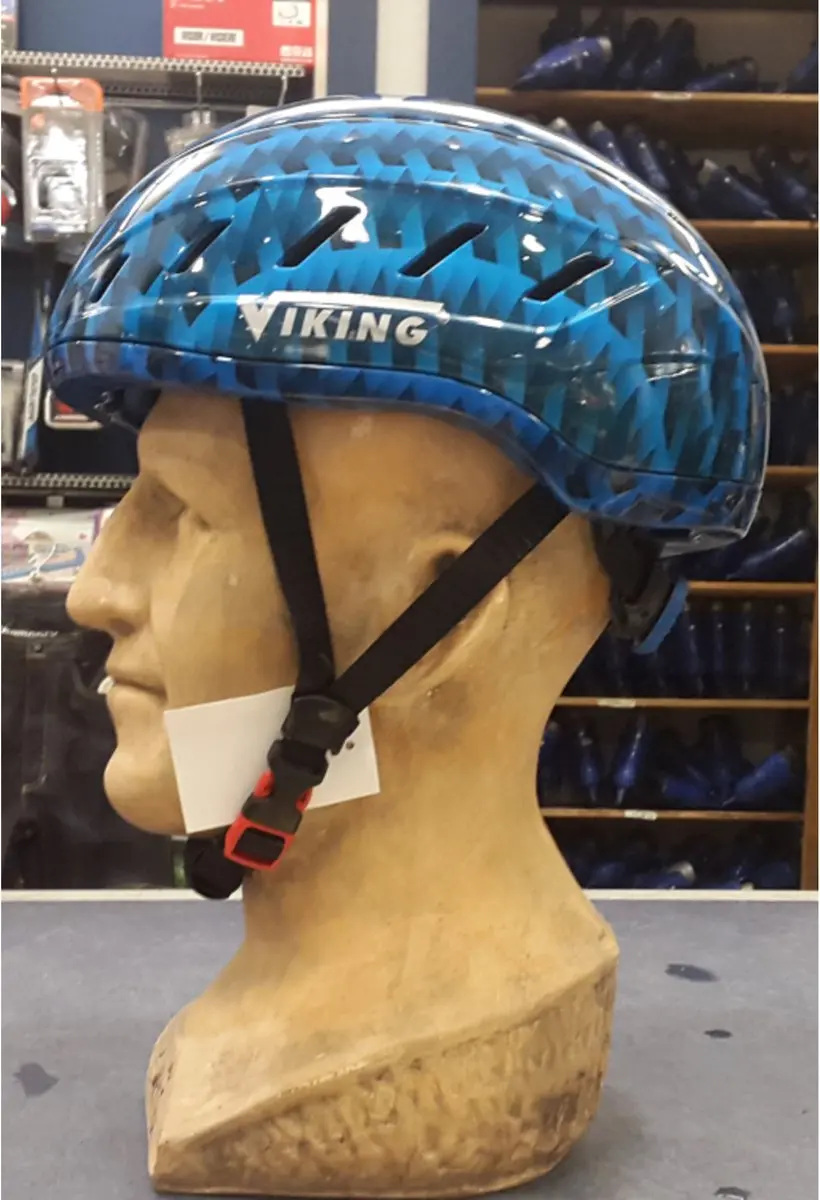 Viking Vprint Schaatshelm - Blauw L - afbeelding 4 van 5