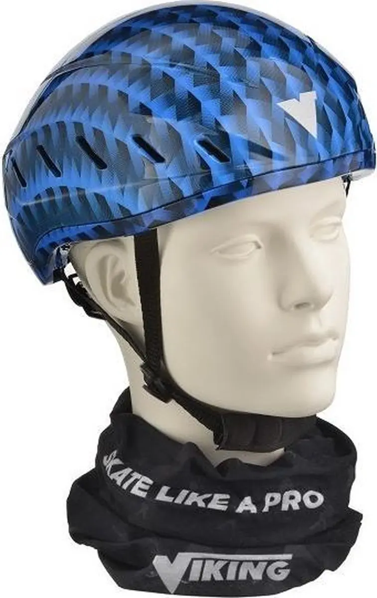 Viking Vprint Schaatshelm - Blauw L - afbeelding 5 van 5