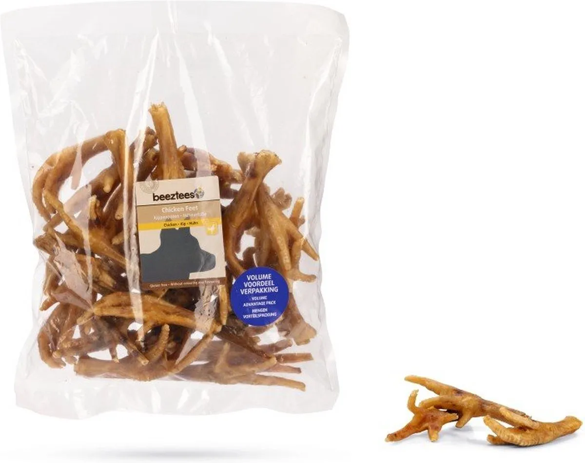 Beeztees Kippenpoten Hondensnack - 620 gram