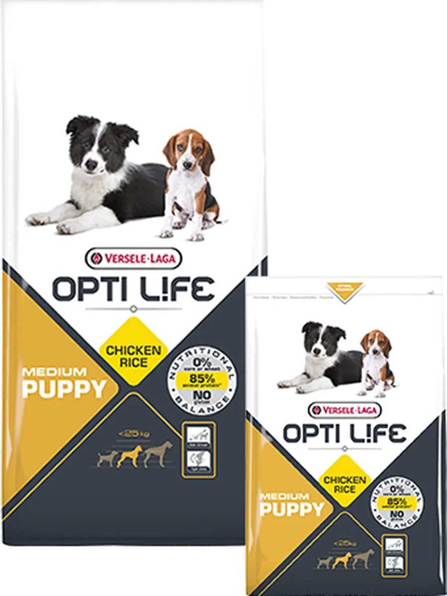 Opti Life Puppy Medium 2,5 kg