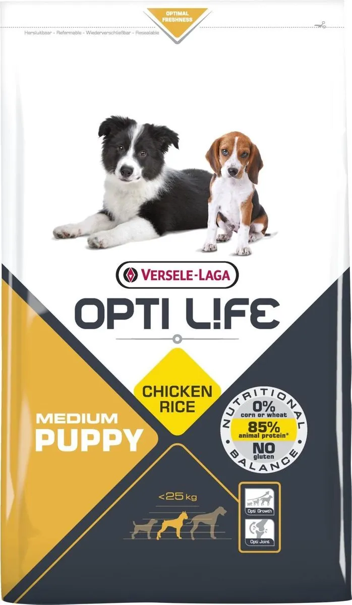 Opti Life Puppy Medium 2,5 kg