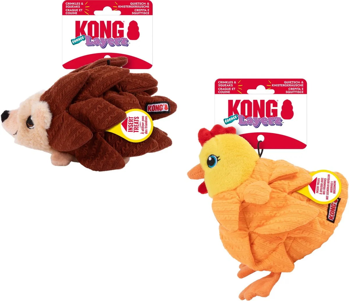 KONG Layerz Forage Haan - Geel/Oranje