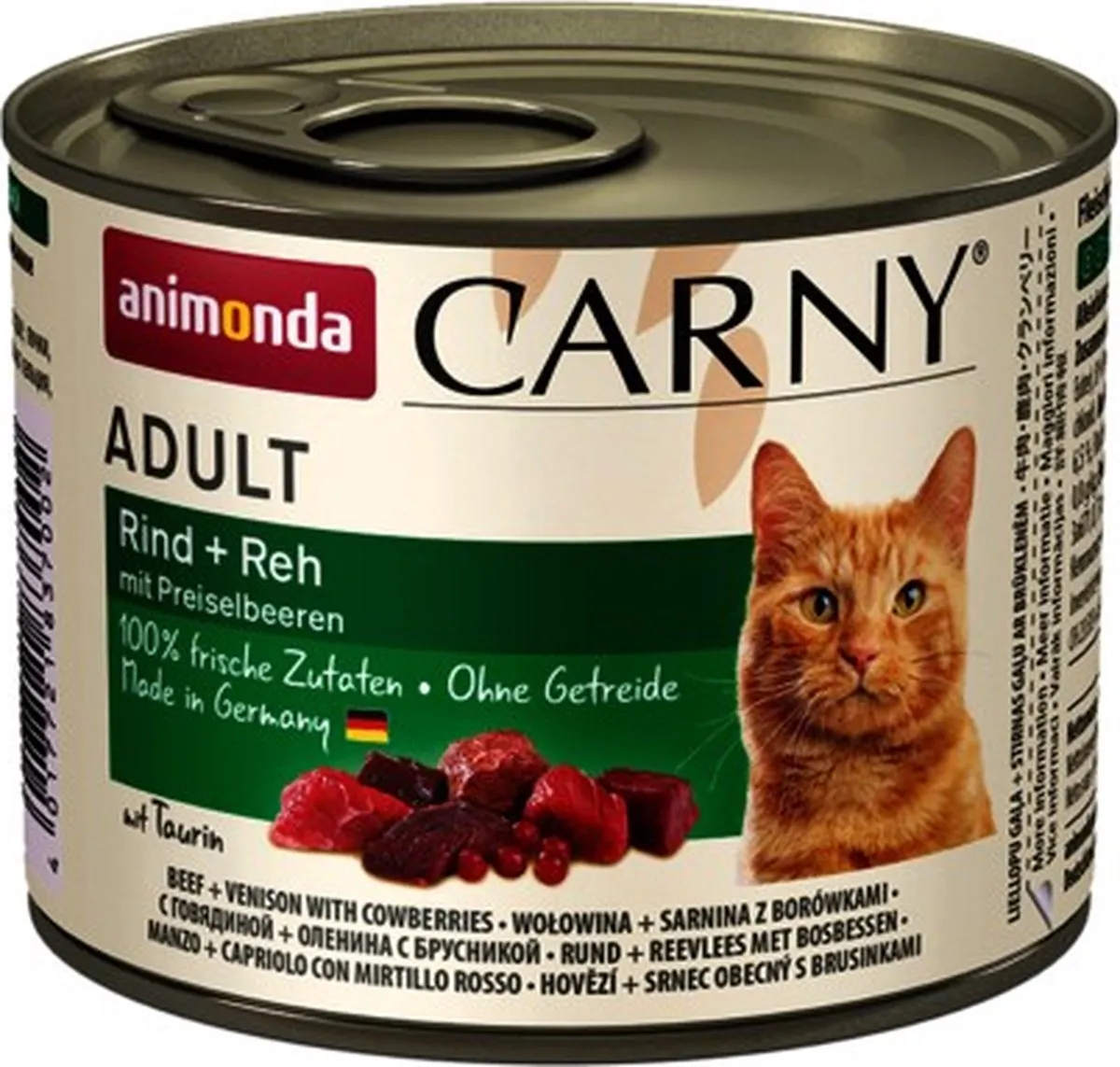 Animonda Carny Adult Rund met Hert en Koebes - 6x200g - afbeelding 2 van 4