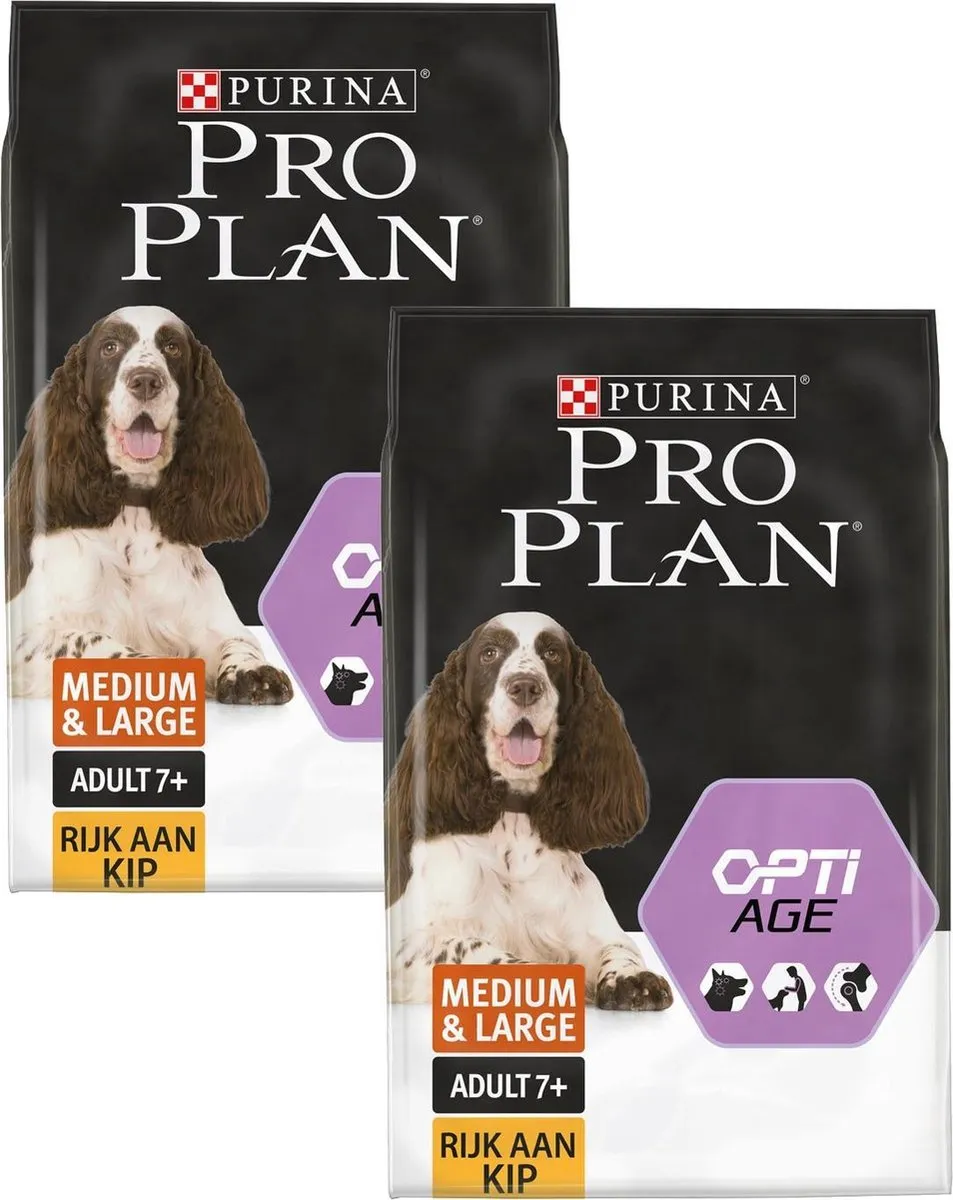 Pro Plan Dog Adult Senior Medium Large Kip - 2x3kg
