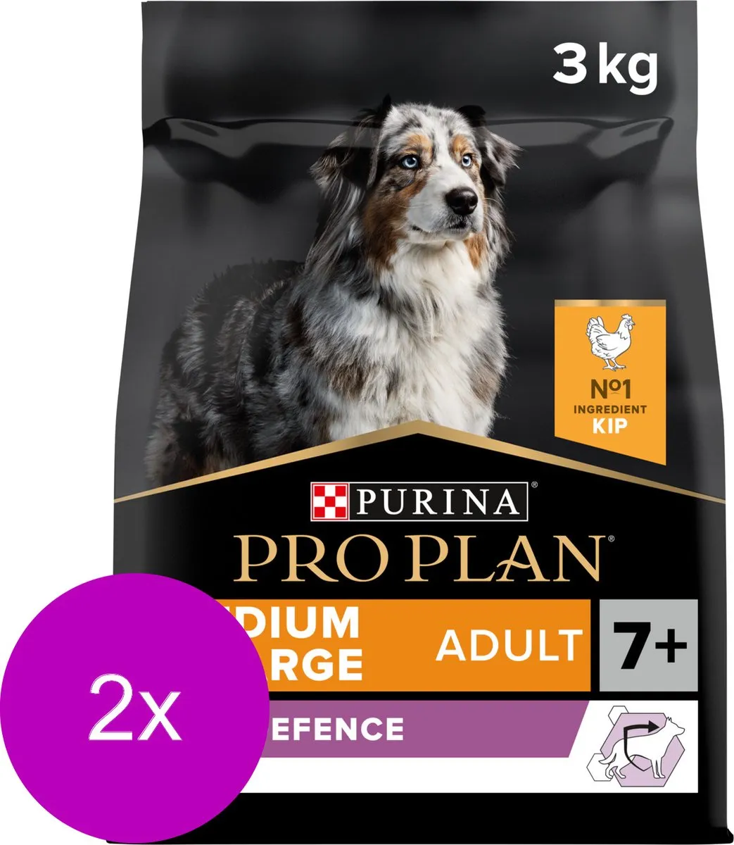 Pro Plan Dog Adult Senior Medium Large Kip - 2x3kg