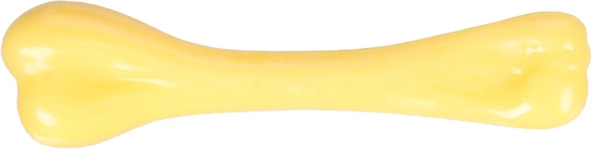 Flamingo Nylon Hondenspeelgoed Bot - Crème 13cm