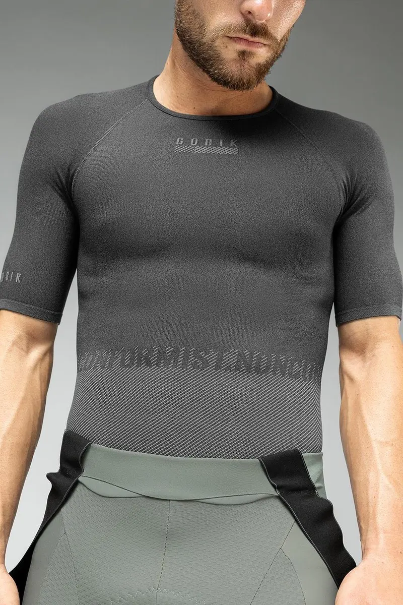 Gobik Limber Skin Ondershirt Korte Mouw - Basalt - M - afbeelding 4 van 5
