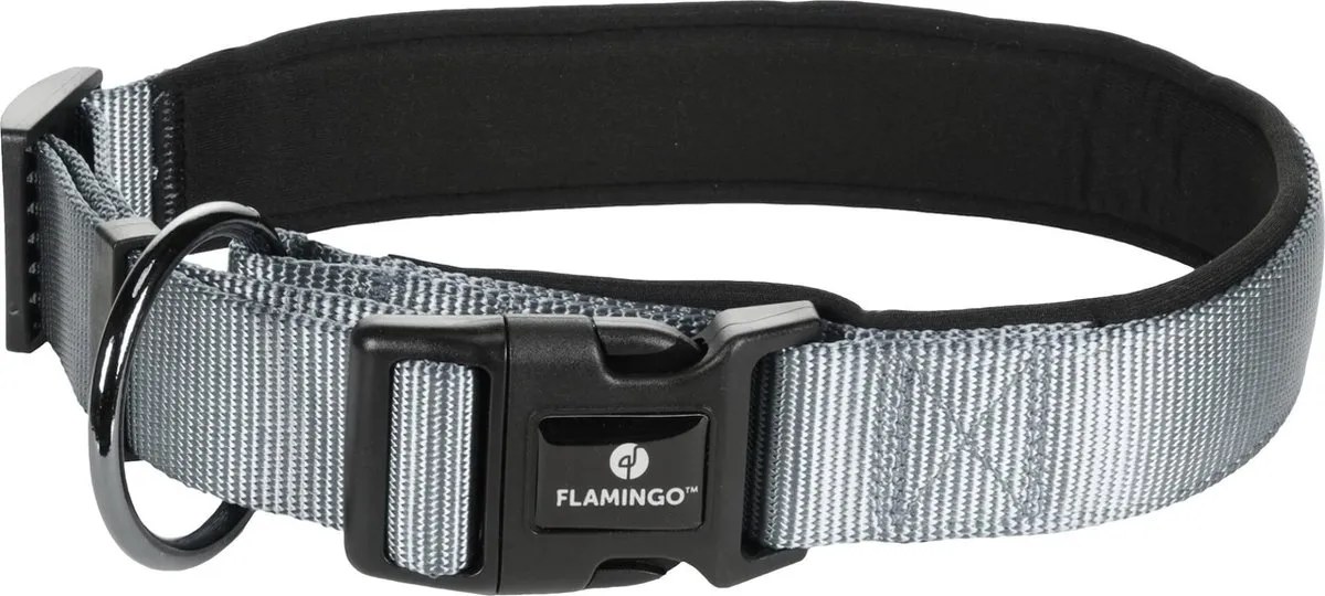 Flamingo Abbi Halsband - Grijs XL 55-60cm
