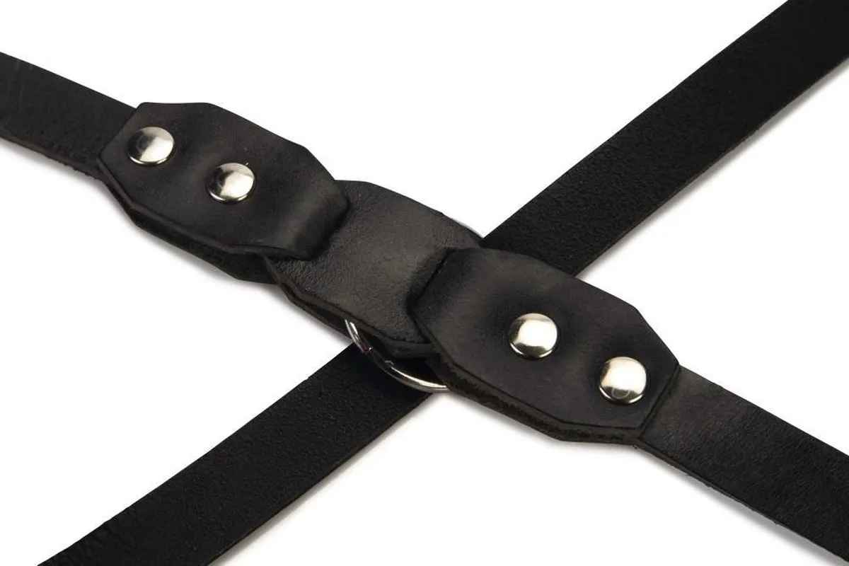 Beeztees Connex Leren Dressuurlijn 200cm x 18mm - Zwart - afbeelding 3 van 3