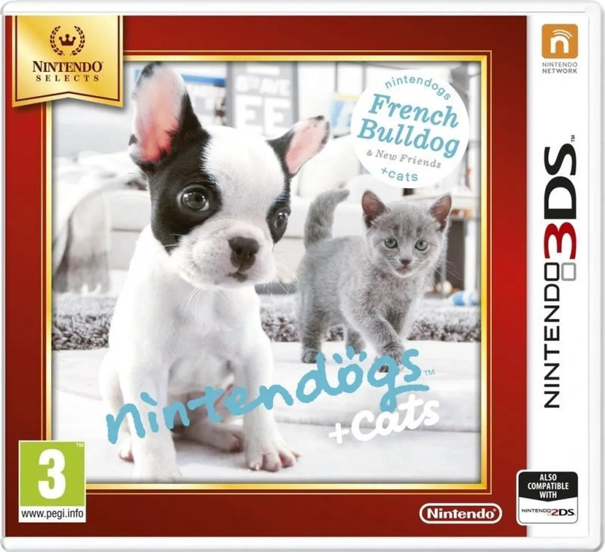 Nintendo Nintendogs + Cats French Bulldog & New Friends