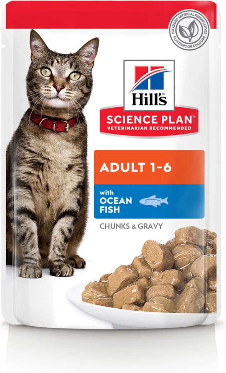 Hill's Science Plan Feline Pouch Adult Kattenvoer - Oceaan Vis - 85 gr
