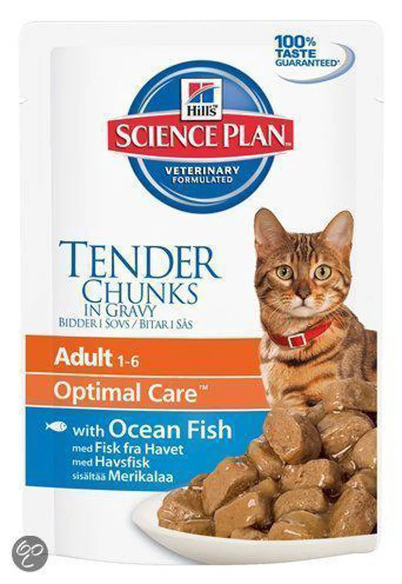 Hill's Science Plan Feline Pouch Adult Kattenvoer - Oceaan Vis - 85 gr